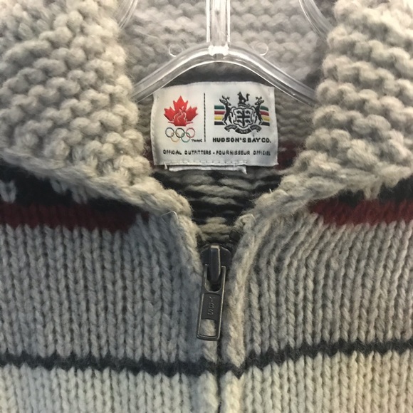Hudson’s Bay Canada Olympic Zip up Sweater - Picture 2 of 8